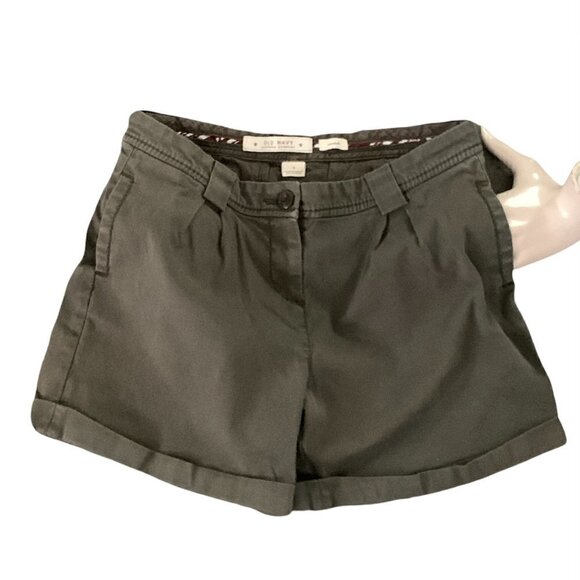 Old Navy Cotton Blend Chino Shorts Sz 2 Green #200K - Picture 4 of 12